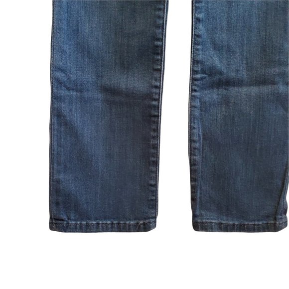 Joes Jeans Honey Straight Leg Size W25 Blue Stretch Dark Wash Mid Rise Inseam 31 - Picture 5 of 11